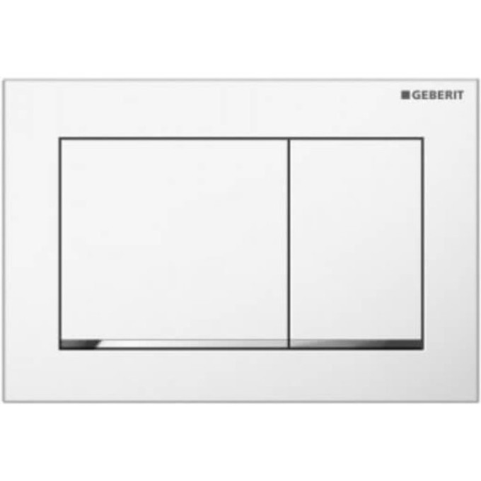 Смывная клавиша GEBERIT SIGMA 30 115,883.KJ.1 белый хром глянец